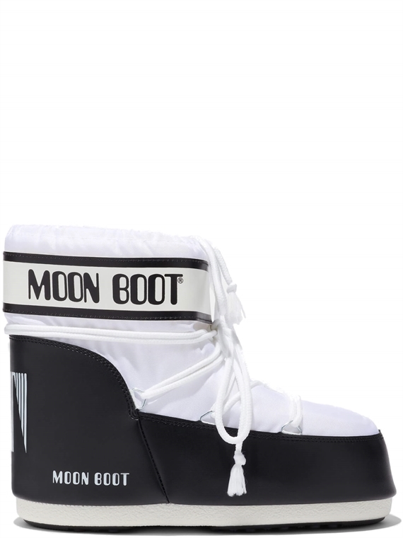 Moon Boot Icon Low White Nylon Boots